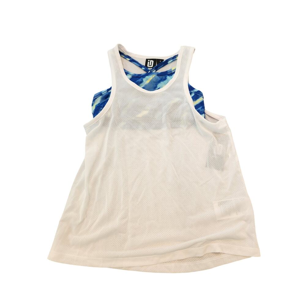 NWT Girl's Ideology Workout Tank With Attached Sports Bra S